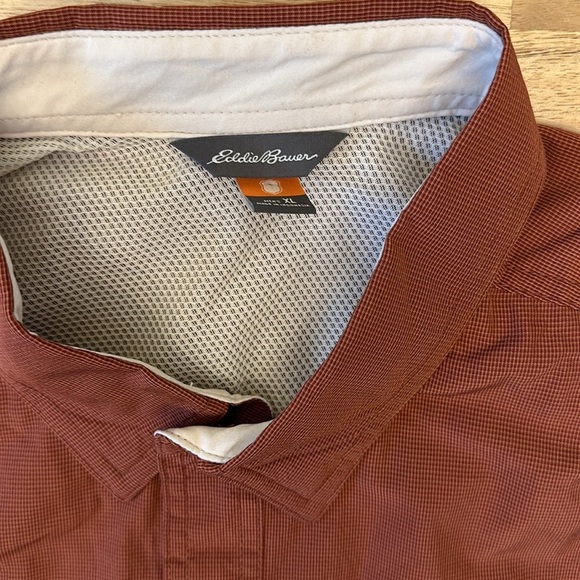 EDDIE BAUER ⭐️ vented button down sport shop shirt - Picture 5 of 8